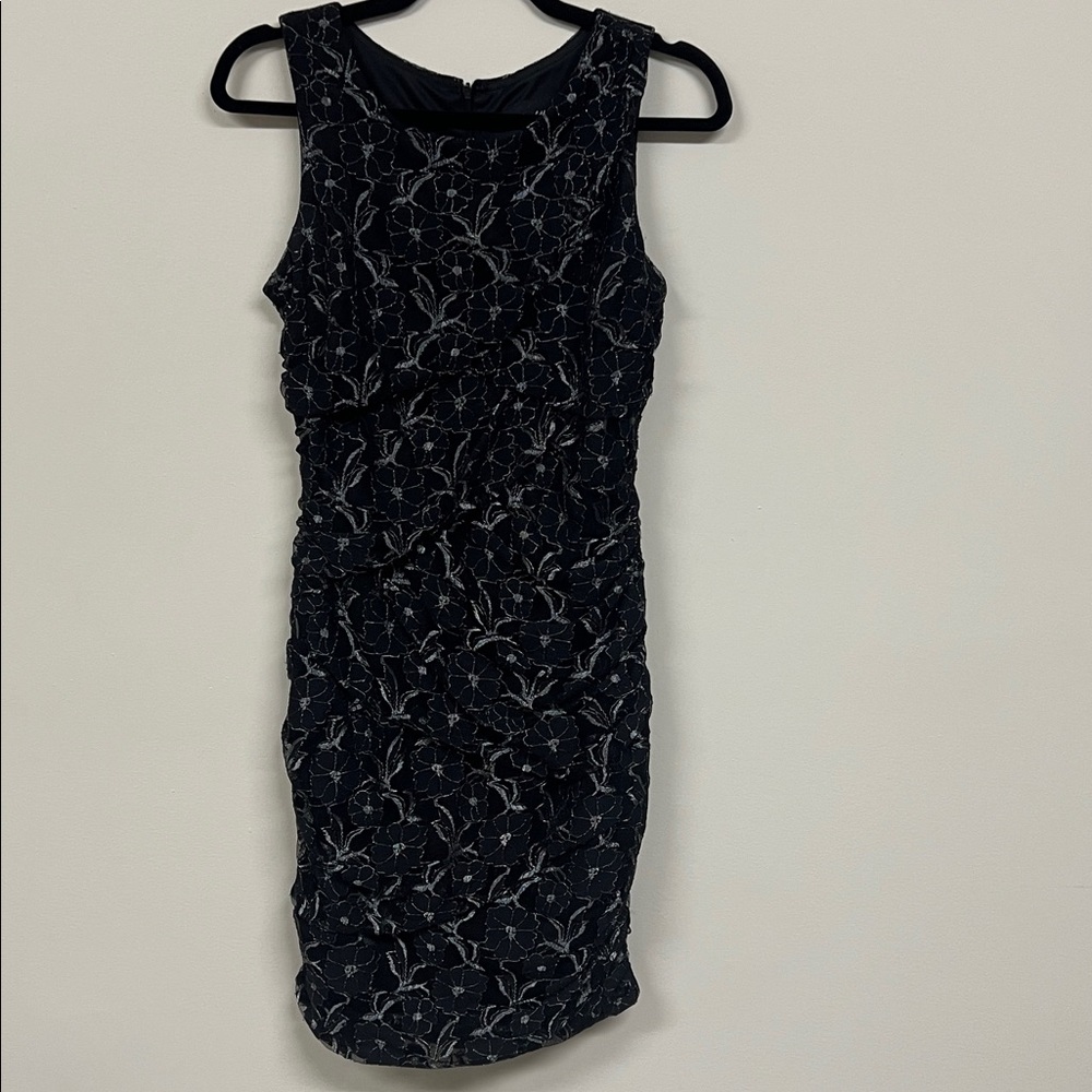 Scarlett Nite Black Dress with Silver Accents
